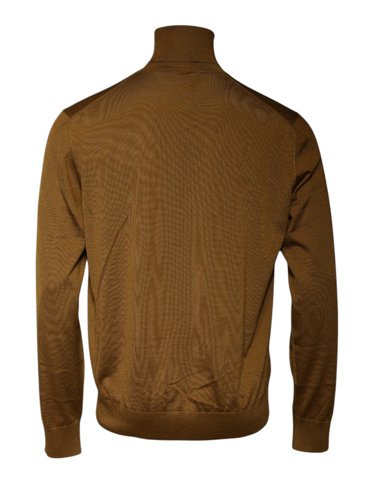 Pull en cachemire à col montant brun de Dolce &amp; Gabbana