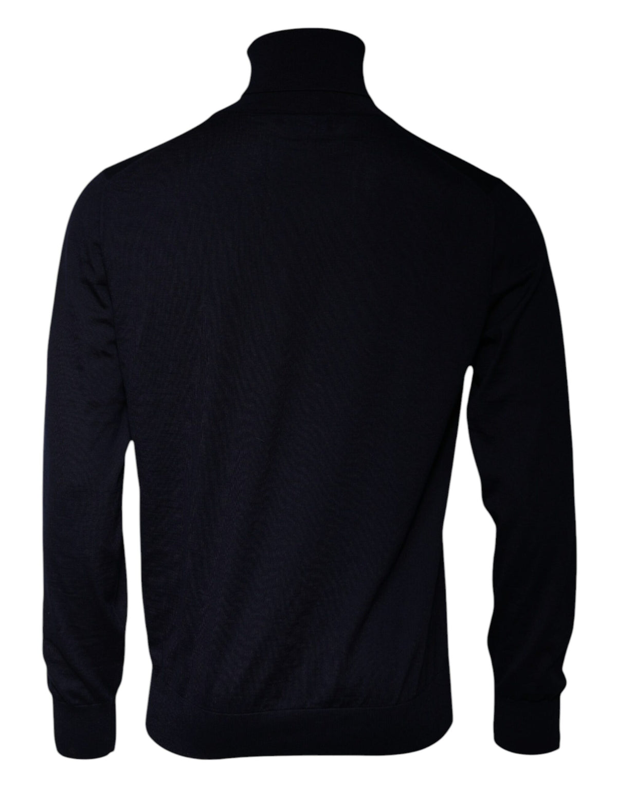Pull en cachemire bleu à col montant de Dolce &amp; Gabbana