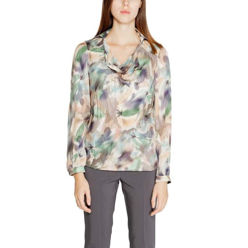 Rinascimento CFC0119905003 Green Polyester Blouse for Women