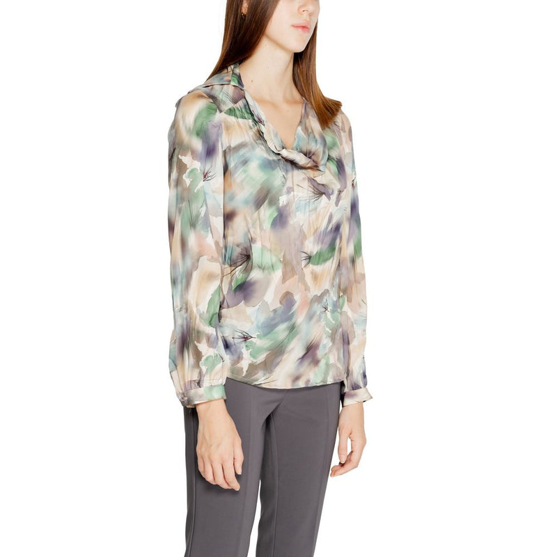 Rinascimento CFC0119905003 Green Polyester Blouse for Women
