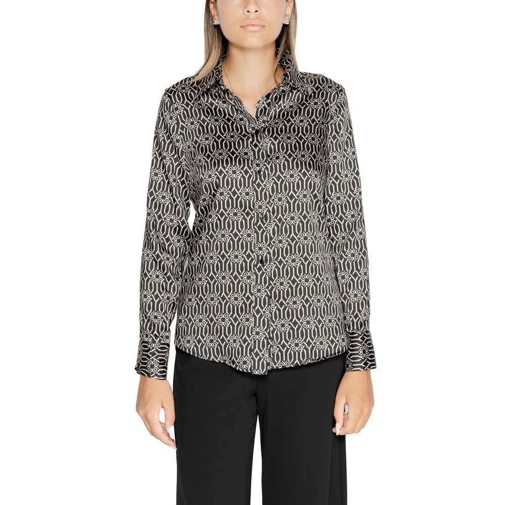 Rinascimento Black Polyester Blouse - Elegant Women's Shirt