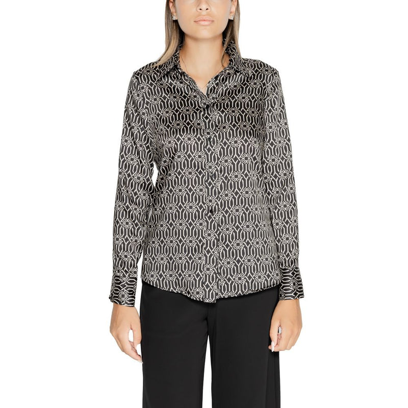 Rinascimento Black Polyester Blouse - Elegant Women's Shirt