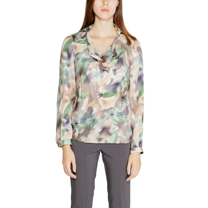 Rinascimento CFC0119905003 Green Polyester Blouse for Women