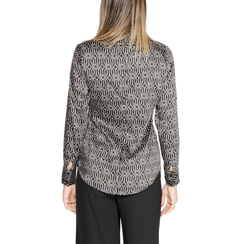 Rinascimento Black Polyester Blouse - Elegant Women's Shirt