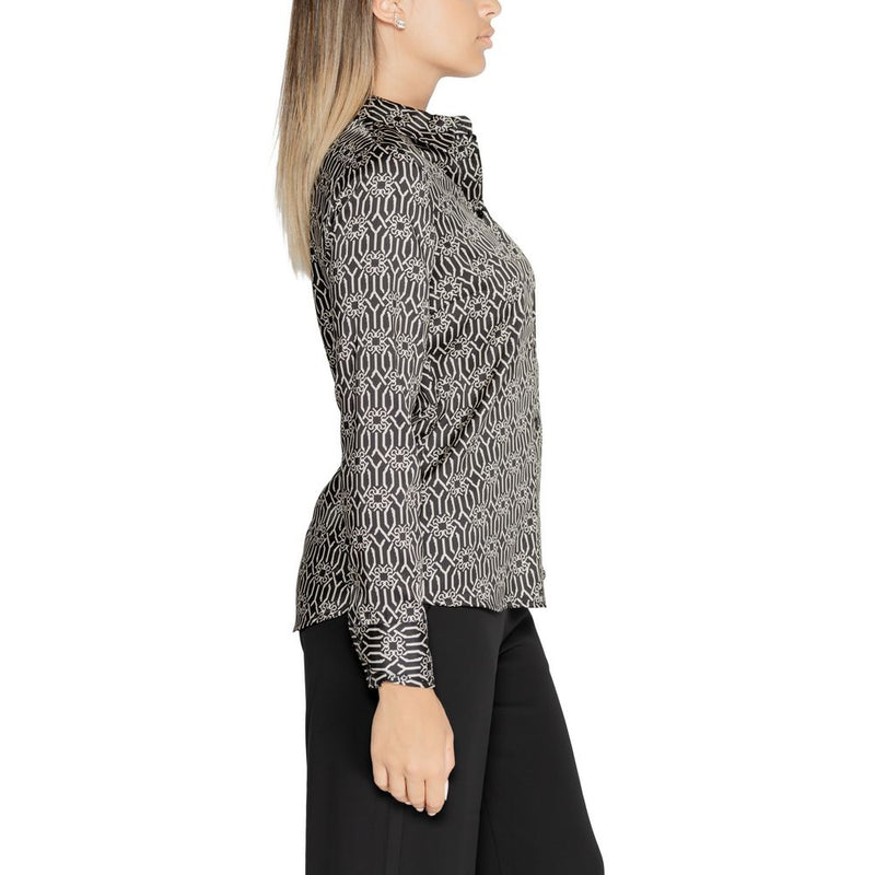 Rinascimento Black Polyester Blouse - Elegant Women's Shirt