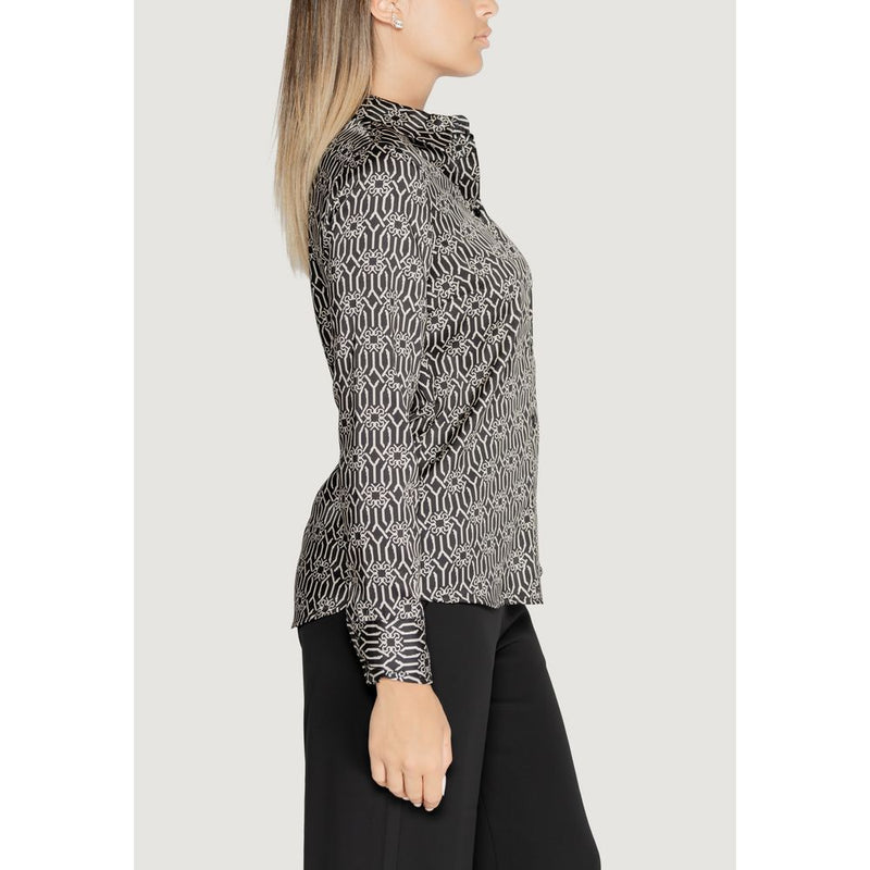 Rinascimento Black Polyester Blouse - Elegant Women's Shirt