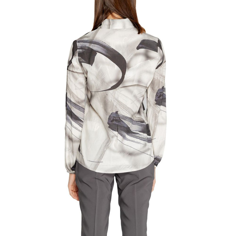 Rinascimento Gray Viscose Blouse CFC0120074003 - Elegant & Versatile