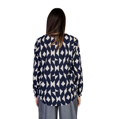 Street One Blauwe Viskose Blouse