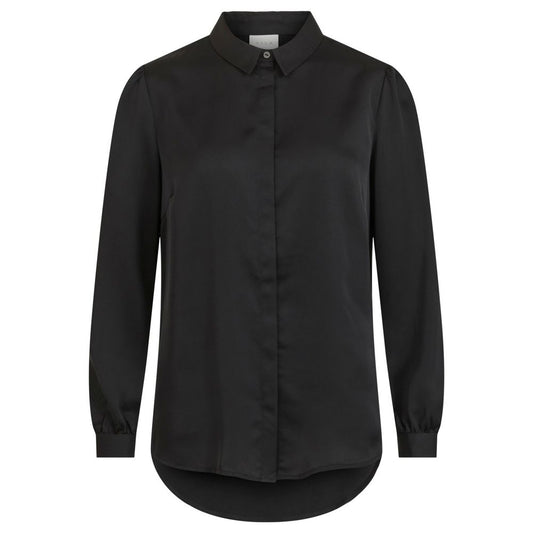 Blouse noire en polyester Vila Clothes