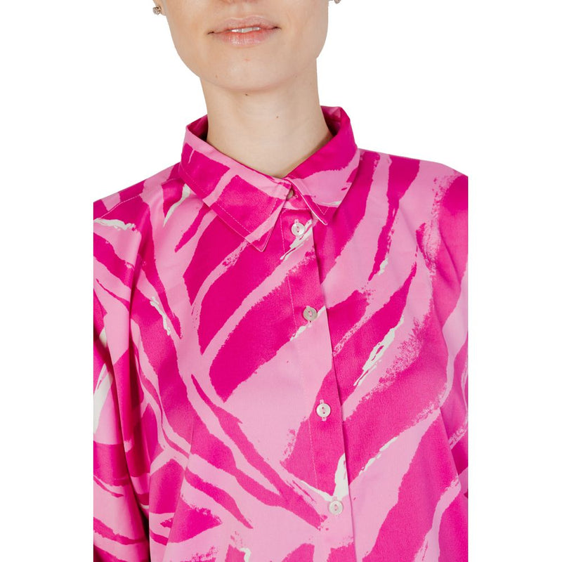 Only Pink Onlserina L/S Loose Ptm Blouse for Women