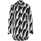 Blouse Viscose Street One Black And White - Élégante et Tendance