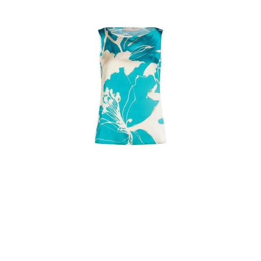 Blouse en polyester turquoise de Rinascimento