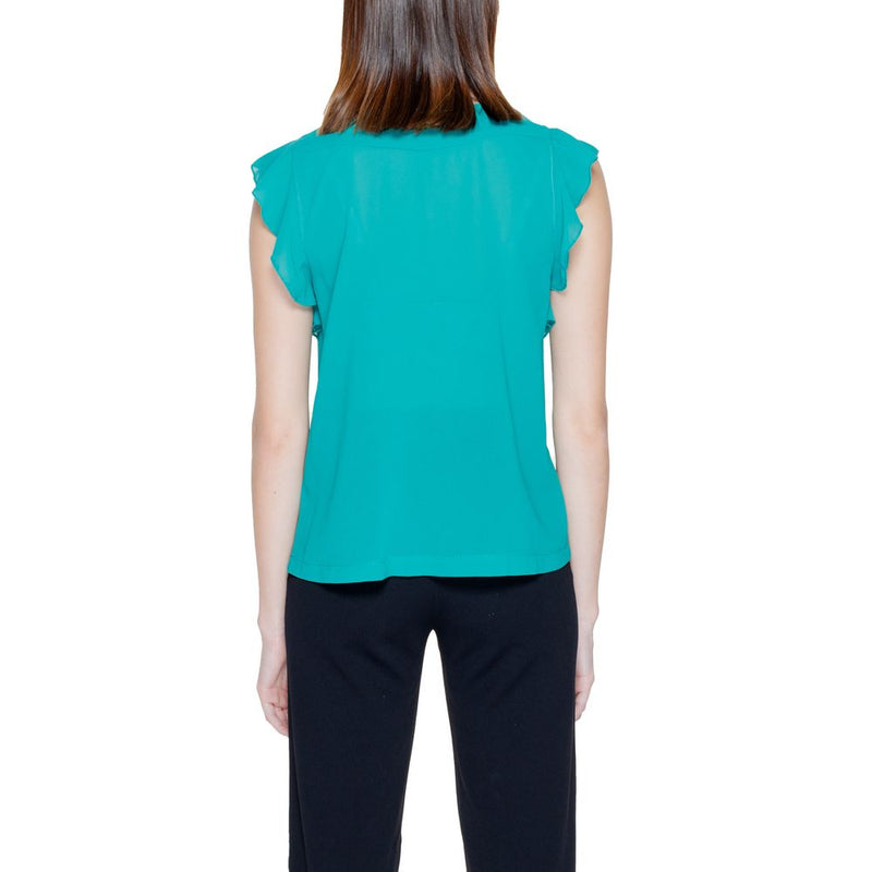 Rinascimento Green Polyester Blouse CFC0118792003