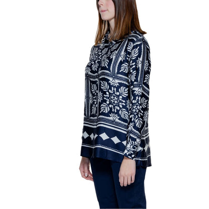 Street One Blauwe Viskose Blouse