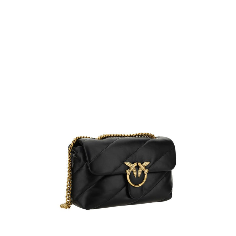 PINKO Love Classic Shoulder Bag - Élégance en Cuir de Veau