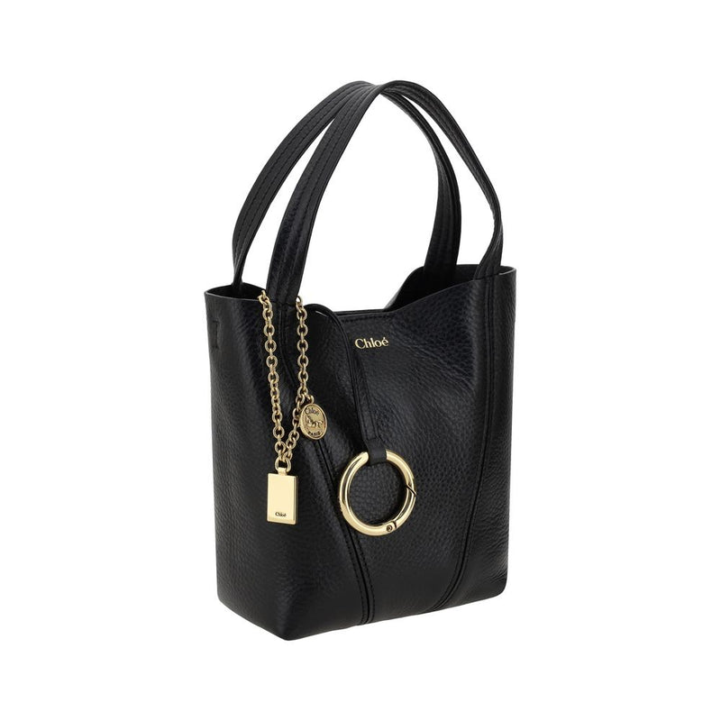 Chloé Spin Shoulder Bag - Élégance en Cuir