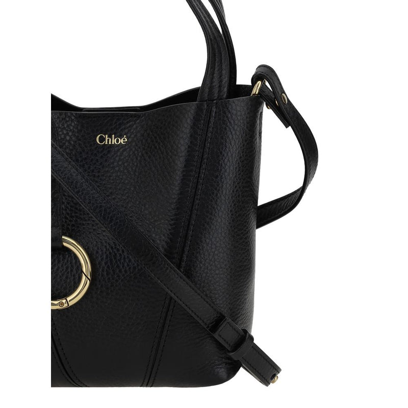 Chloé Spin Shoulder Bag - Élégance en Cuir