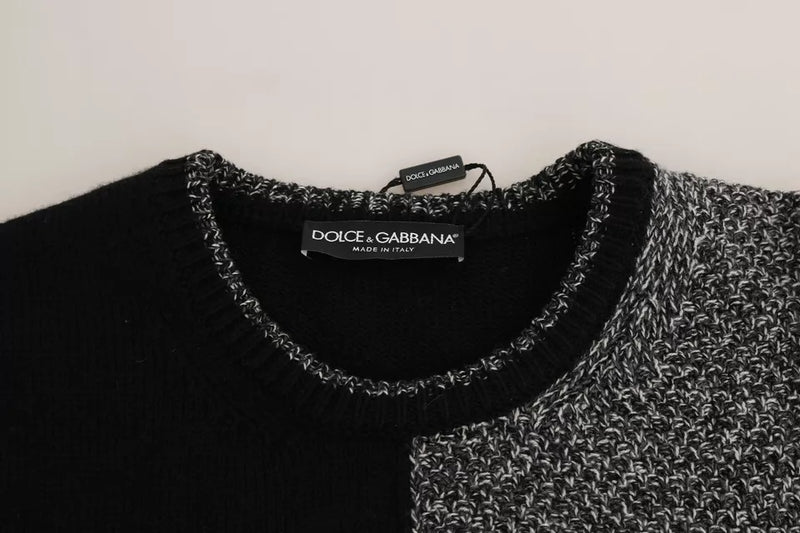 Pull en laine et cachemire multicolore à motif singe KING Knight de Dolce &amp; Gabbana