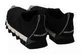 Dolce & Gabbana Black Shark Neoprene Stretch Sneakers