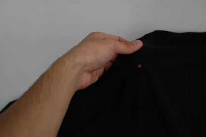 Pull en cachemire noir à col rond Dolce & Gabbana