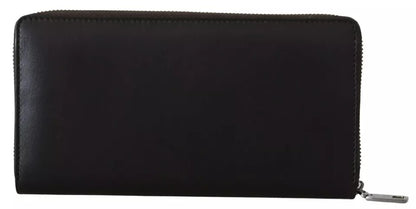 Dolce & Gabbana Bruine Exotische Leren Continentale Clutch Portemonnee met Ritssluiting