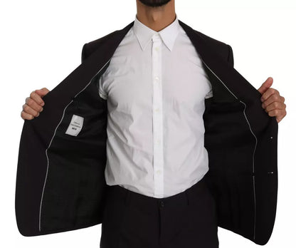 Costume 2 pièces en laine extensible violet MARTINI de Dolce & Gabbana