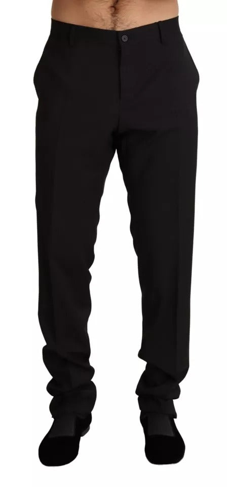 Pantalon tailleur noir moulant Dolce &amp; Gabbana