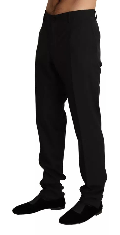 Pantalon tailleur noir moulant Dolce &amp; Gabbana