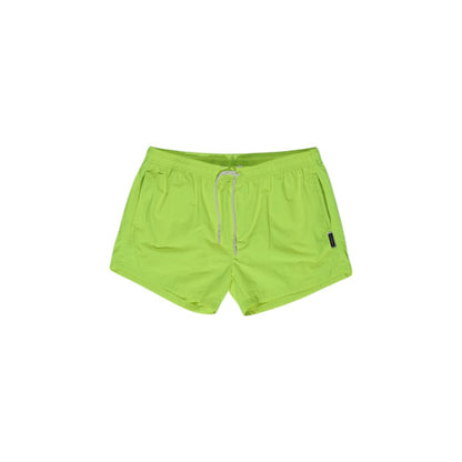 Hamaki-Ho Yellow Polyester Swim Short