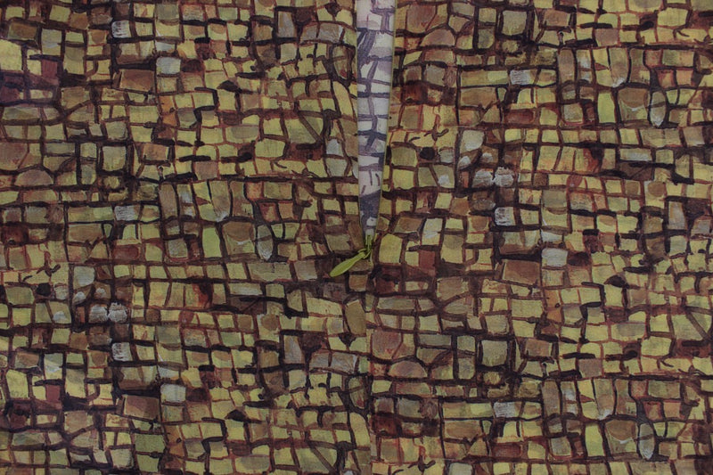 Blouse en soie à imprimé mosaïque multicolore Dolce &amp; Gabbana, modèle T-shirt