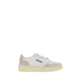 Autry White Leather Low Top Sneakers for Women