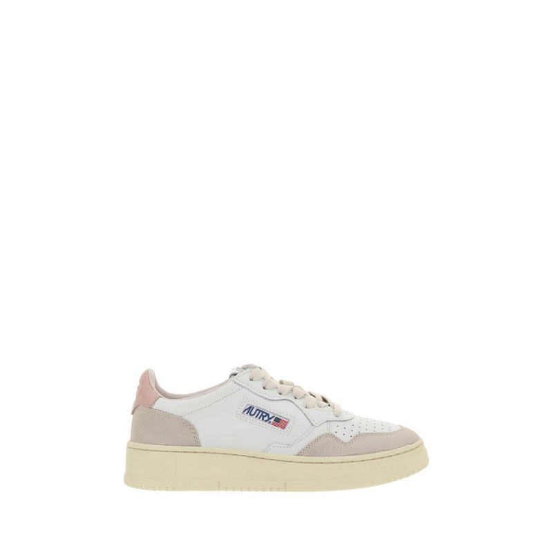Autry White Leather Low Top Sneakers for Women