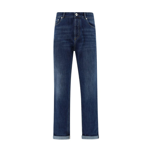 Jeans à revers Brunello Cucinelli