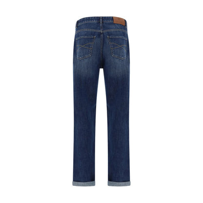 Jeans à revers Brunello Cucinelli