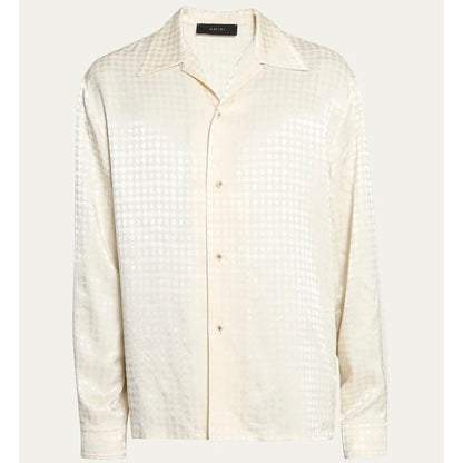 Chemise en viscose blanche Amiri