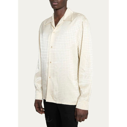 Chemise en viscose blanche Amiri