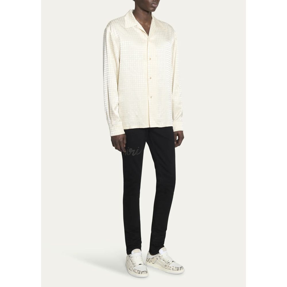 Chemise en viscose blanche Amiri