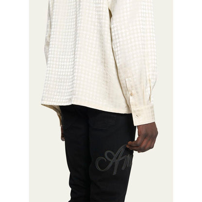Chemise en viscose blanche Amiri