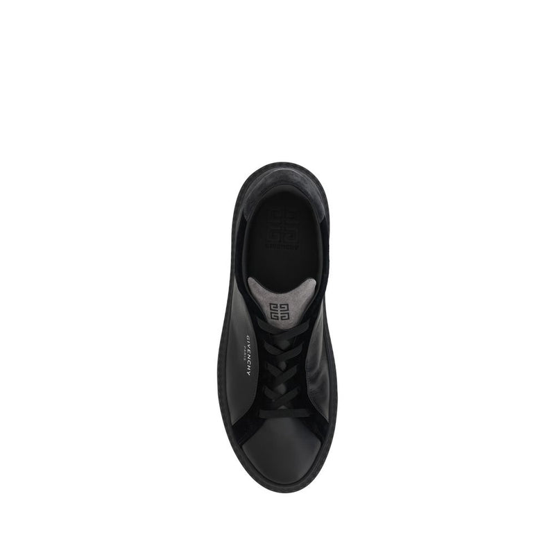 Givenchy Black Leather G Set Sneakers - Luxe et Confort