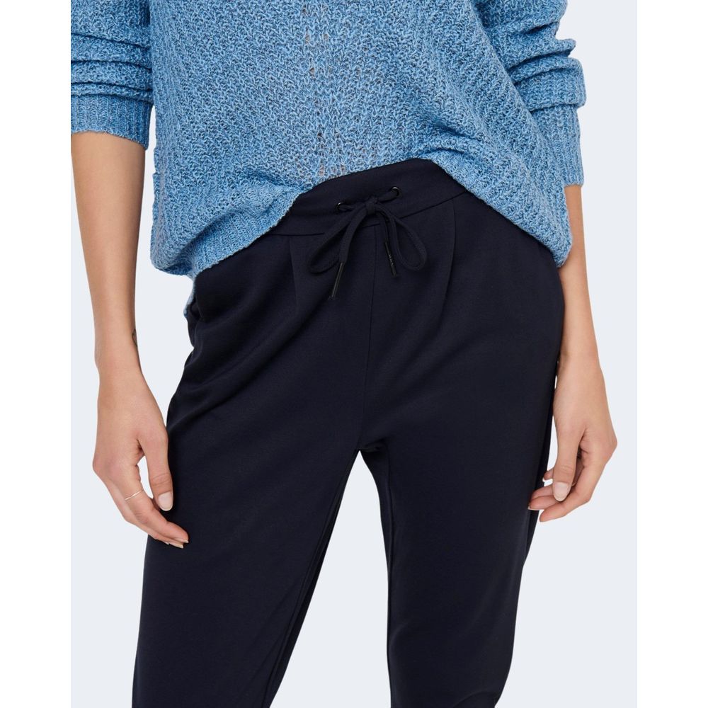 Only ONLPOPTRASH LIFE EASY COL NOOS - Pantalon Viscose Bleu
