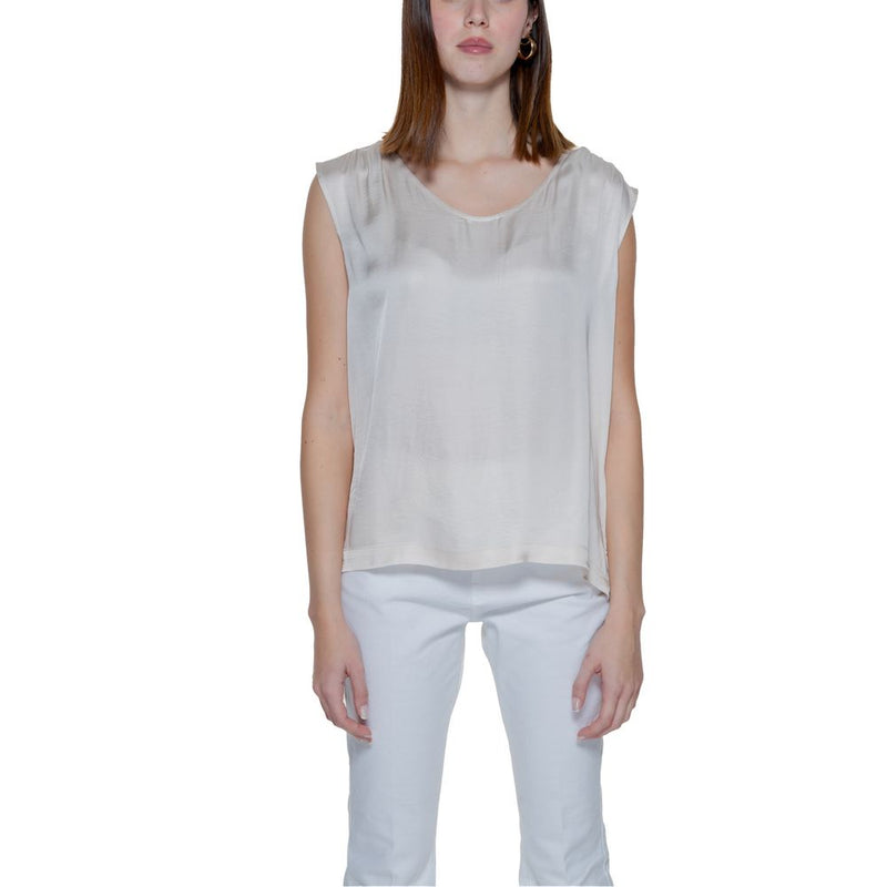 Street One Cream Viscose Blouse - Model 344656