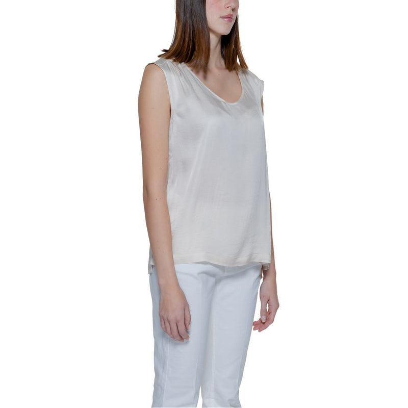 Street One Cream Viscose Blouse - Model 344656