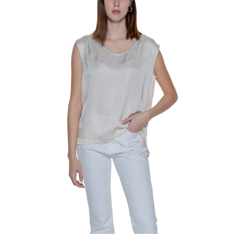Street One Cream Viscose Blouse - Model 344656