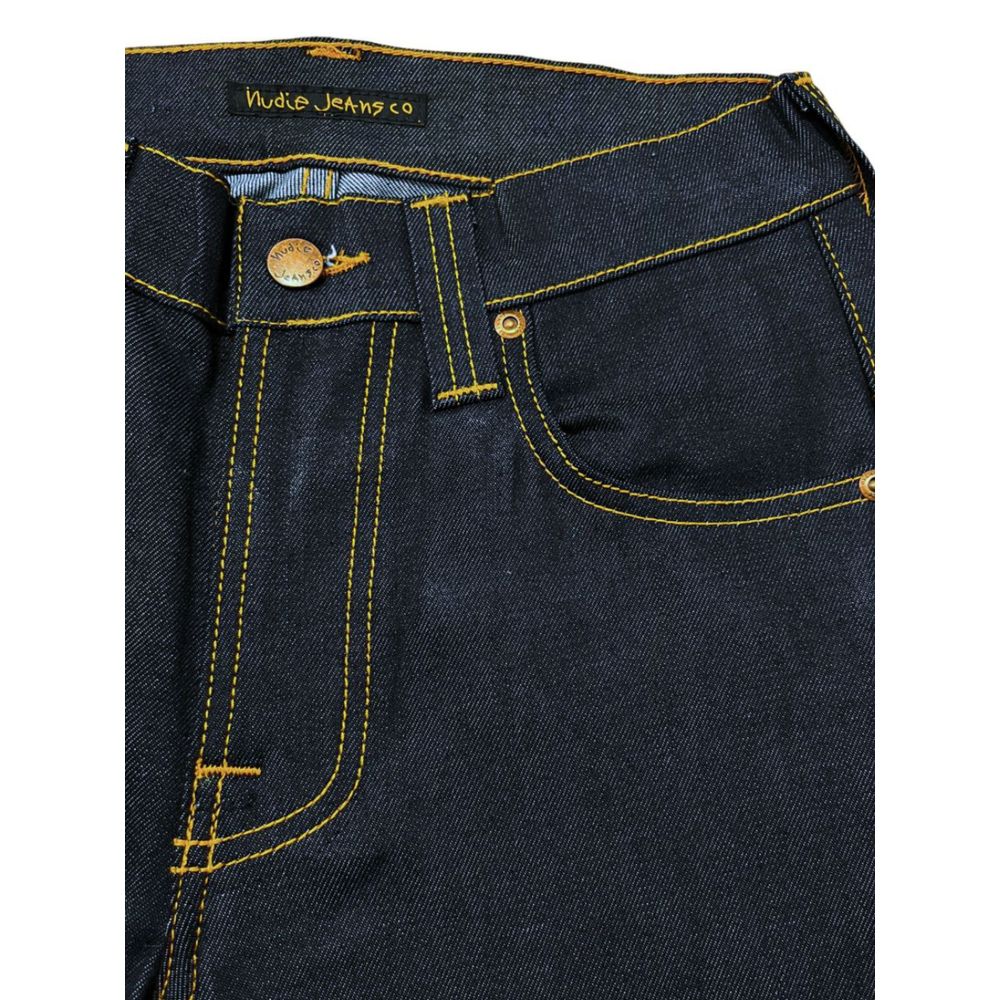 Nudie Jeans Blue Cotton Women's Slim Fit Jeans