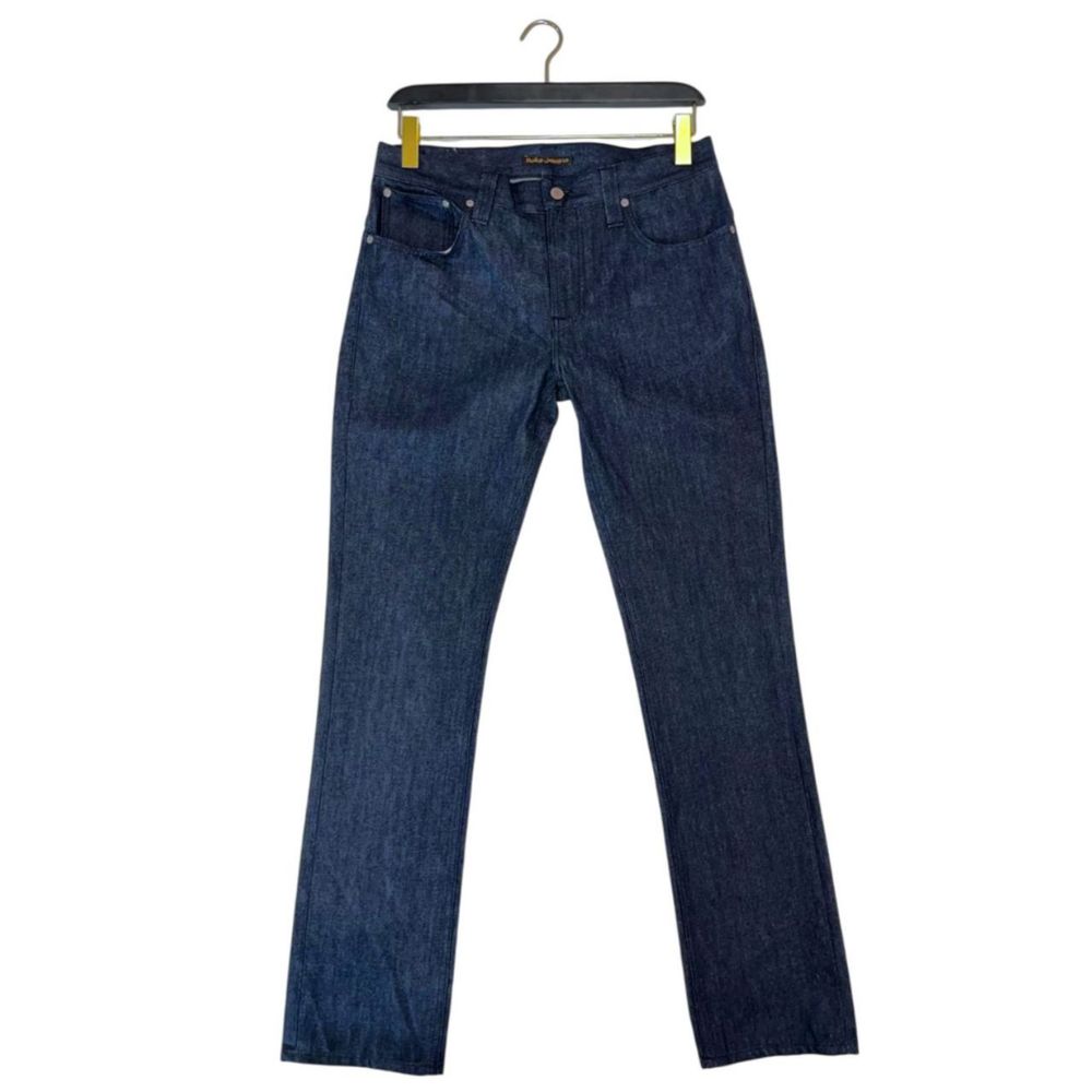 Jeans homme en coton bleu Nudie Jeans