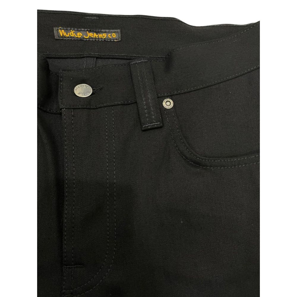 Jeans en coton noir pour homme de la marque Nudie Jeans