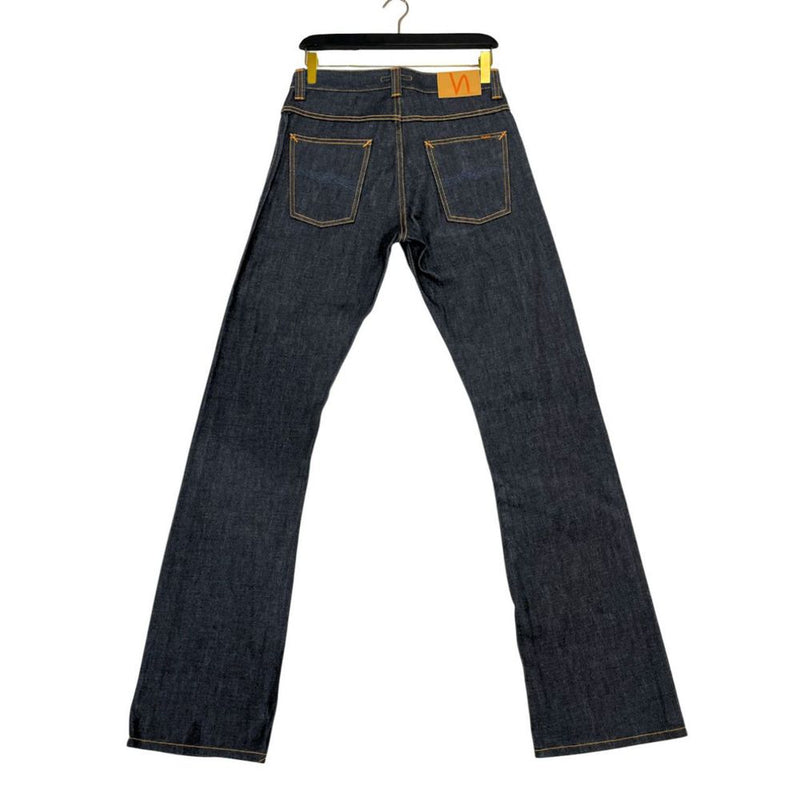Nudie Jeans Blue Cotton Flared Jeans for Men