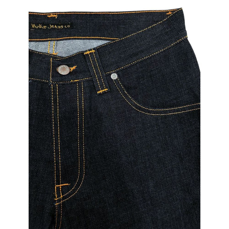 Nudie Jeans blauwe katoenen heren jeans
