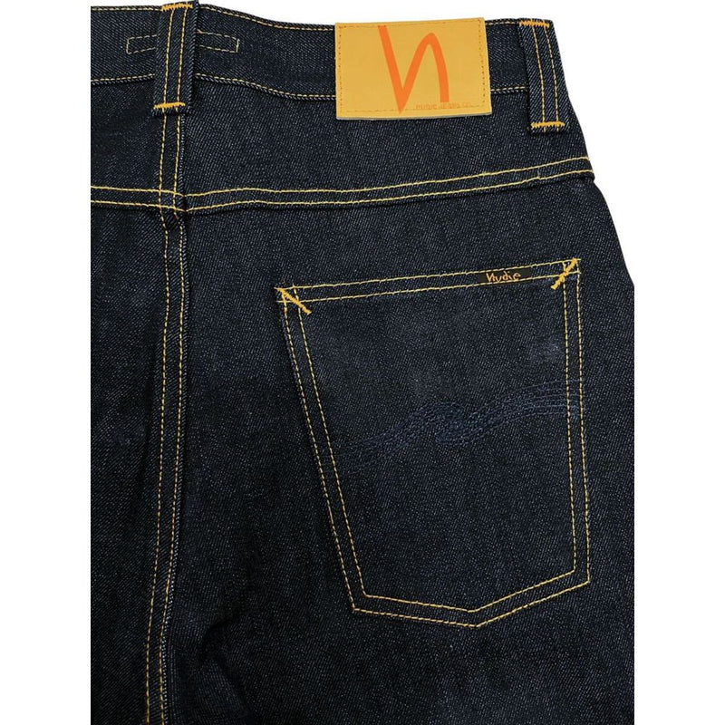 Nudie Jeans blauwe katoenen heren jeans