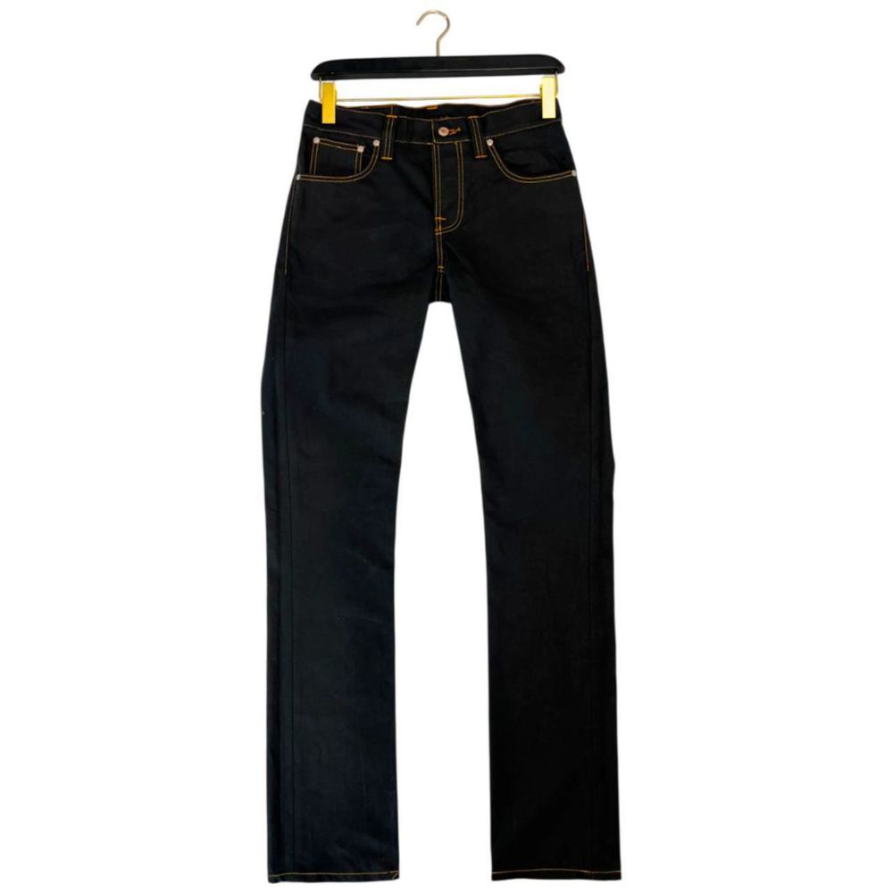 Nudie Jeans Black Cotton Men's Jean - Stylish Comfort